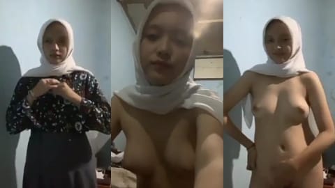 Bokep SMA Gadis Jilbab Bugil Grepe Toket Mulus