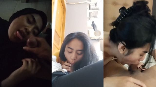 Bokep Indo Gadis Kerudung Cantik Dinda Suka Nyepong Kontol