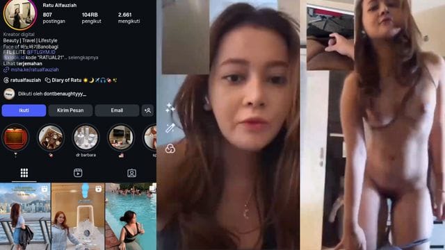 Bokep VCS Ratualfauziah selebgram Cantik Colmek Body Mantap
