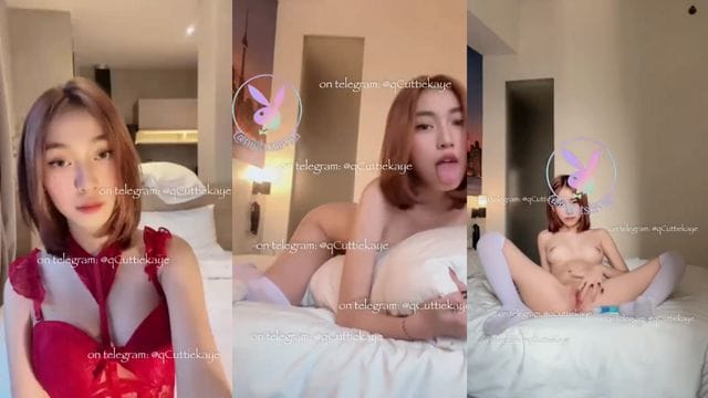 Bokep Indo Colmek Chindo Cantik Pake Lingerie Merah