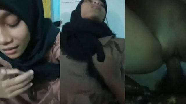 Bokep SMP ABG Hijab Mendesah Kena Sodok Ke Meki Sempitnya