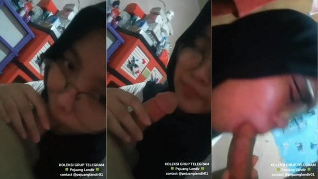 Bokep SMP ABG Jilbab Mesum Sepong Kontol Pacar