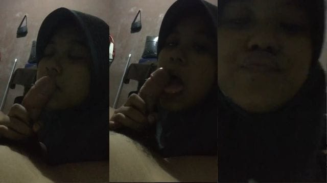 Bokep SMP Caroline Hijab Cantik Viral Nyepong Pacar