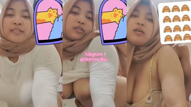 Bokep Indo Jilbab Montok di Ewe Pacar Yang Lagi Sange